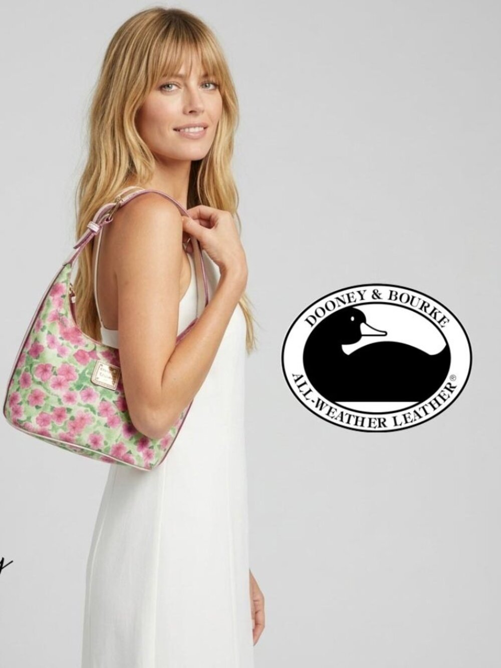 Dooney & Bourke Mini Shoulder Vintage Y2K FLORAL Satchel Petite Bag